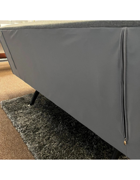 Milburn Sofa Bed Teal/Grey Patchwork