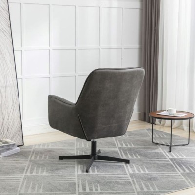 Modella Swivel Chair - Charcoal