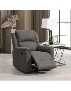 Campbell Recliner Armchair - Grey