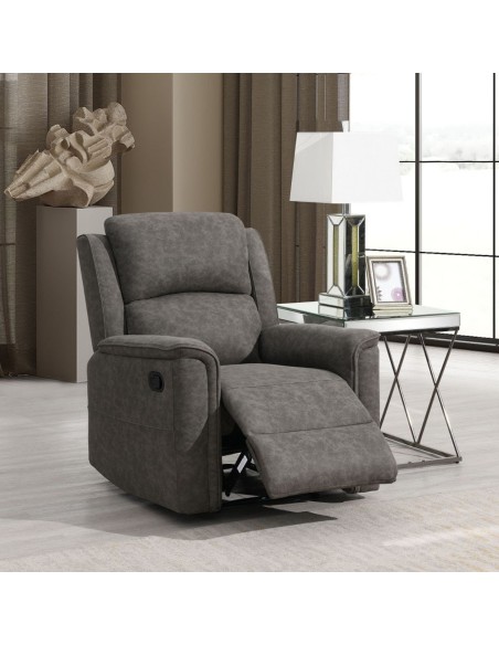 Campbell Recliner Armchair - Grey