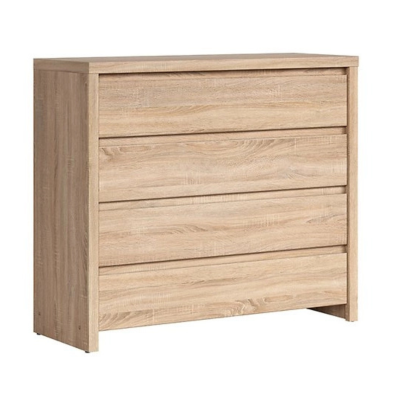 Lincoln 4 Drawer Chest - Sonoma Oak