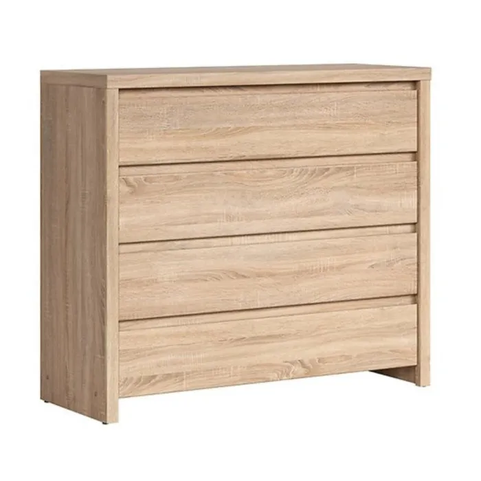 Lincoln 4 Drawer Chest - Sonoma Oak