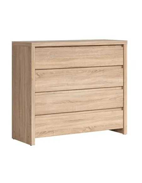Lincoln 4 Drawer Chest - Sonoma Oak