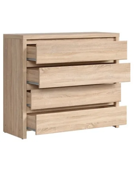 Lincoln 4 Drawer Chest - Sonoma Oak