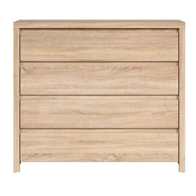 Lincoln 4 Drawer Chest - Sonoma Oak