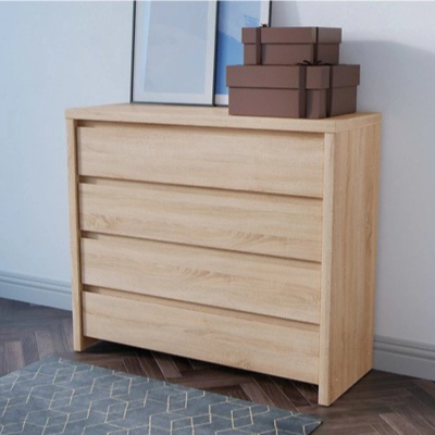 Lincoln 4 Drawer Chest - Sonoma Oak