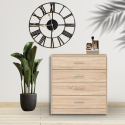 Devon 4 Drawer Chest - Sonoma Oak