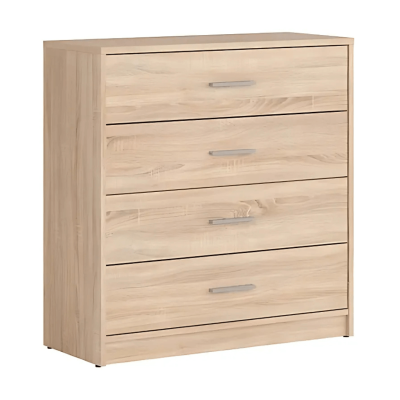 Devon 4 Drawer Chest - Sonoma Oak