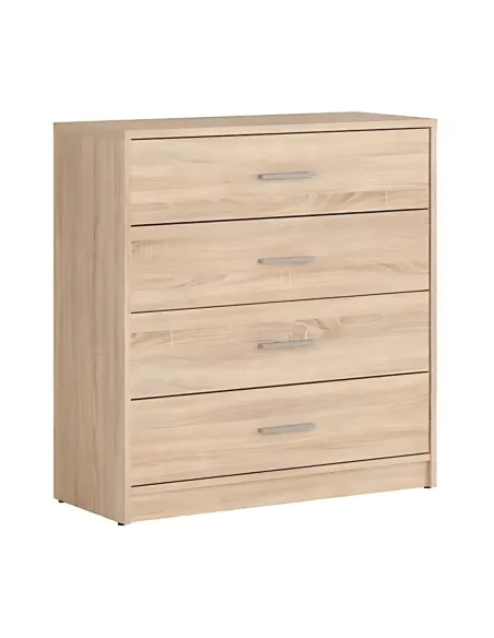 Devon 4 Drawer Chest - Sonoma Oak