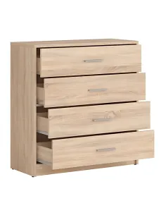 Devon 4 Drawer Chest - Sonoma Oak 2
