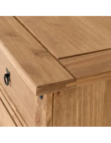 Corona 6 Drawer Chest - Distressed Waxed Pine