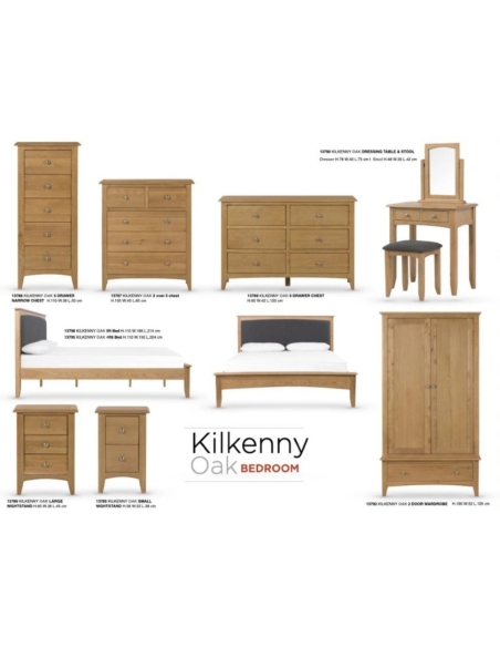 Kilkenny 6 Drawer Chest - Oak