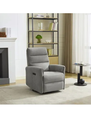 Starlene Swivel & Glide Chair - Light Grey