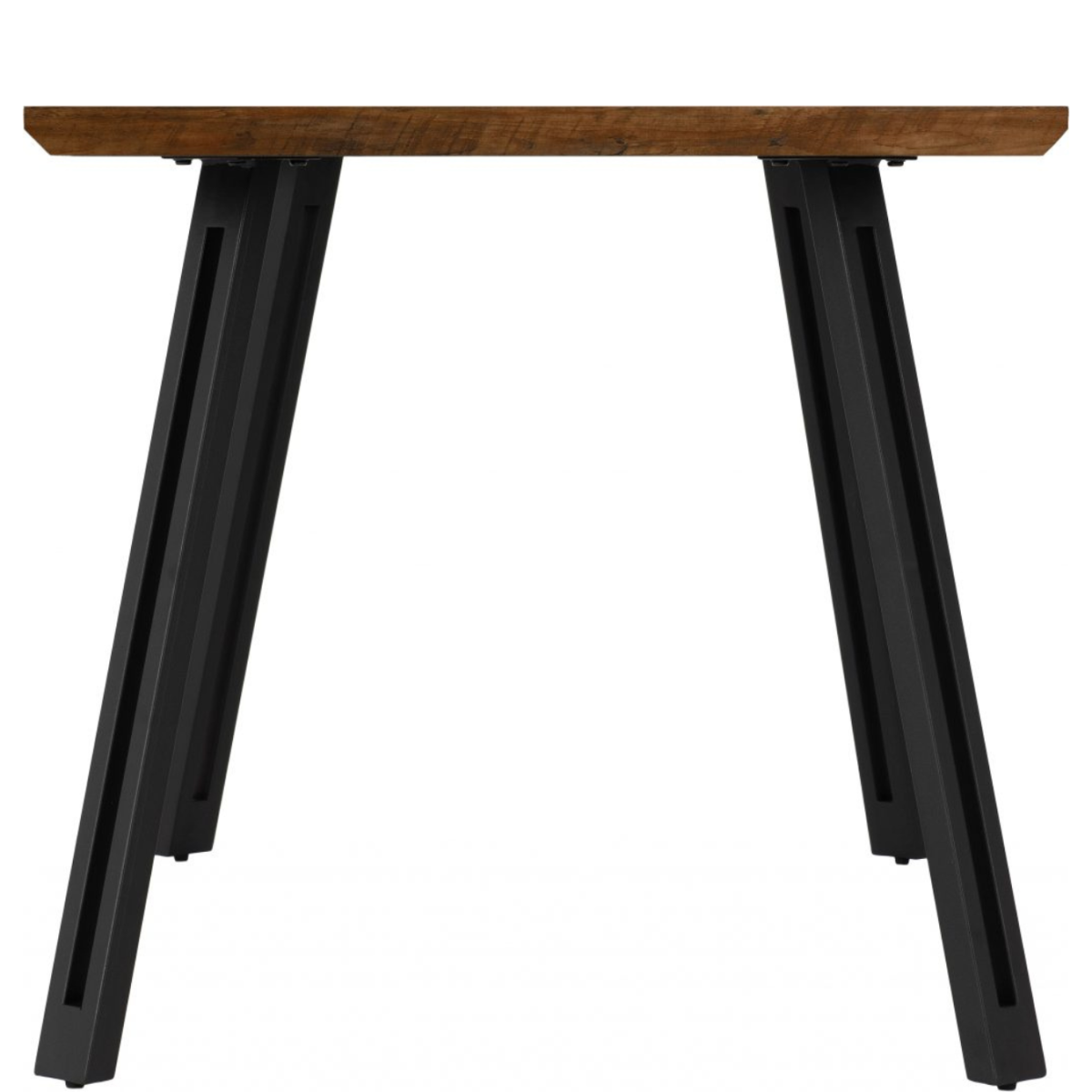 Quebec Wave Edge Dining Table - Medium Oak Effect