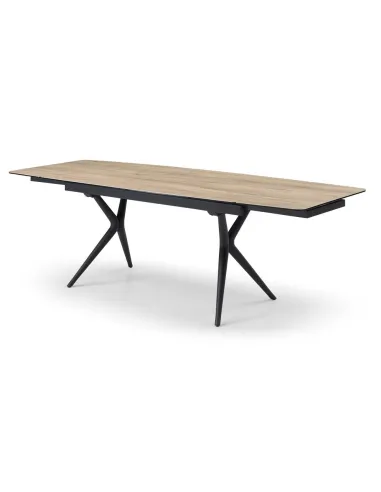 Kingston Extending Dining Table - Ceramic/Black