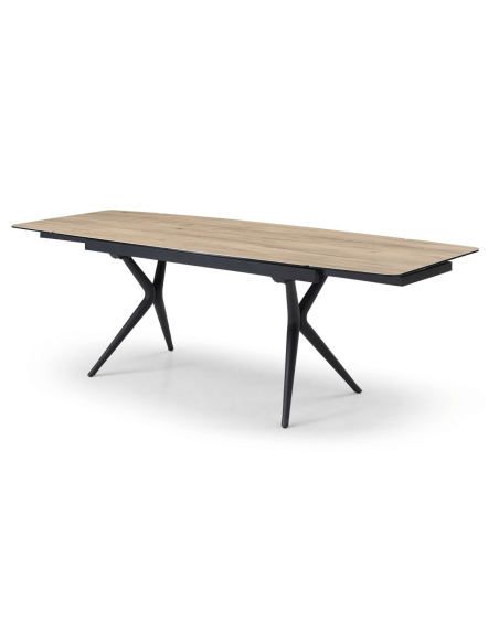 Kingston Extending Dining Table - Ceramic/Black