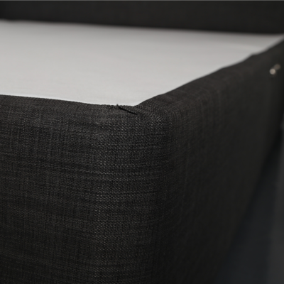 Designer 5FT Dream World Divan Base - Linen Charcoal