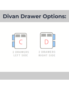 Designer 3FT Dream World Divan Base - Linen Charcoal 2