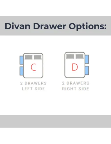 Natural Sleep 3ft Ascot Brown Divan Base - No Drawers