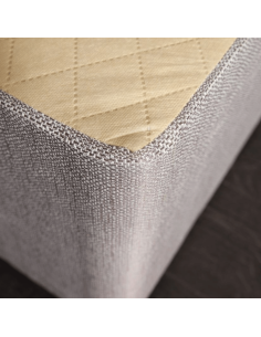 Natural Sleep 5ft Ascot Brown Divan Base - No Drawers 2