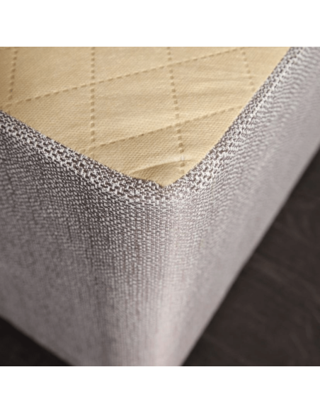 Natural Sleep 6ft Ascot Brown Divan Base - No Drawers