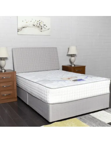 Natural Sleep 4ft6 Ascot Brown Headboard