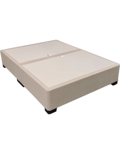 Tranquillity 4FT6 Divan Base - Pebble