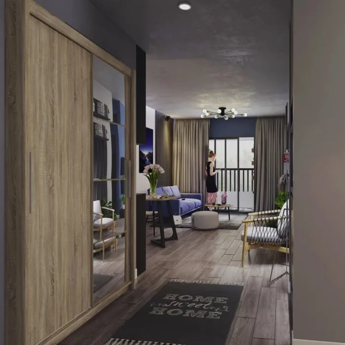 Berkshire 140cm Sliding Door Wardrobe - Sonoma Oak