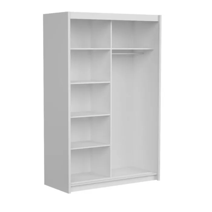 Berkshire 140cm Sliding Door Wardrobe - White