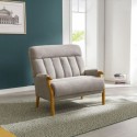 Edilmar 2 Seater Static Sofa - Silvery Grey