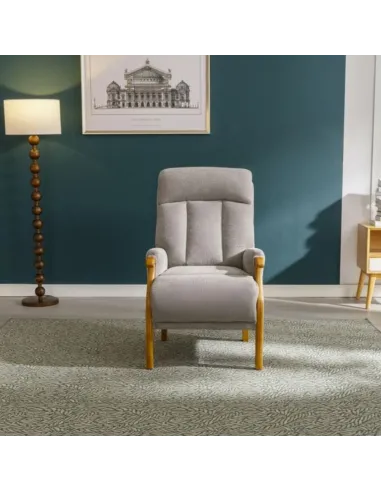 Edilmar Static Armchair - Silvery Grey