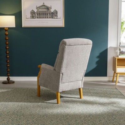 Edilmar Static Armchair - Silvery Grey