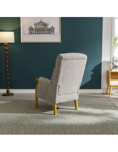 Edilmar Static Armchair - Silvery Grey