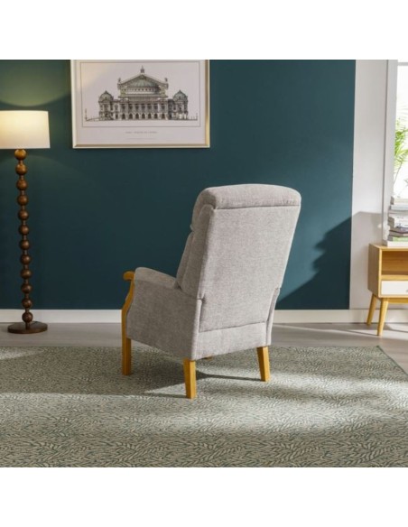 Edilmar Static Armchair - Silvery Grey