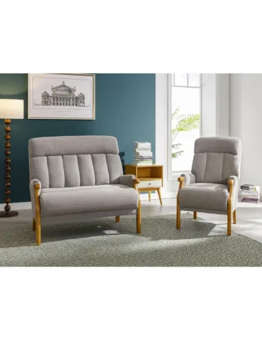 Edilmar Static Armchair - Silvery Grey