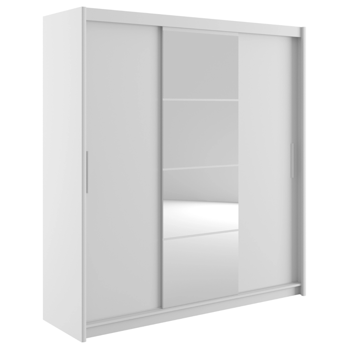 Berkshire 200 Sliding Door Wardrobe - White