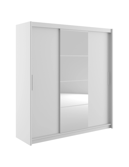 Berkshire 200 Sliding Door Wardrobe - White