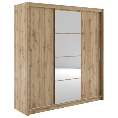 Berkshire 200cm Sliding Door Wardrobe - Sonoma Oak