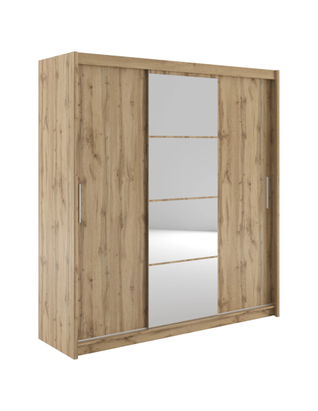 Berkshire 200 Sliding Door Wardrobe - Sonoma Oak