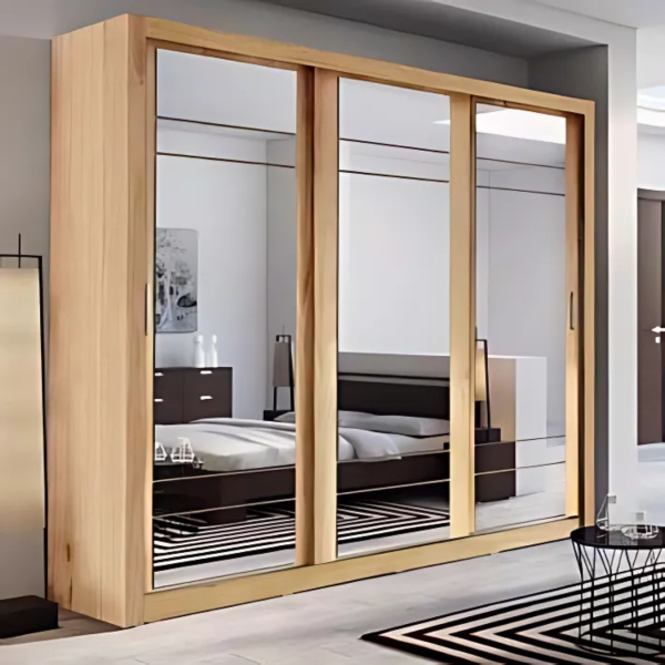 Boston Large Sliderobe 2.5m - Oak Shetland