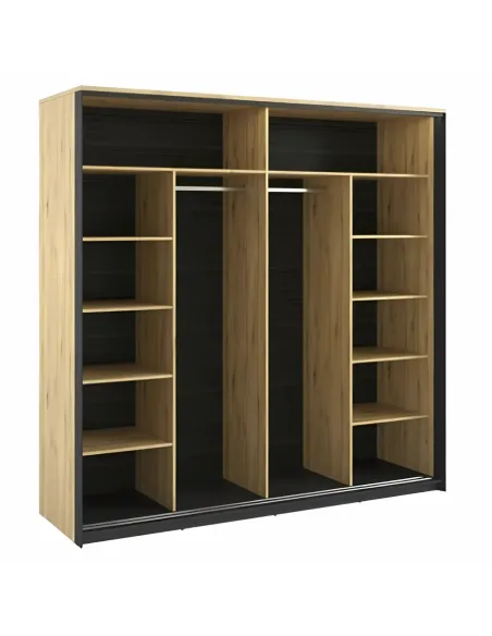 Quant 2.2m Sliderobe - Oak Artisan