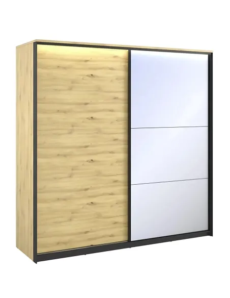 Quant 2.2m Sliderobe - Oak Artisan