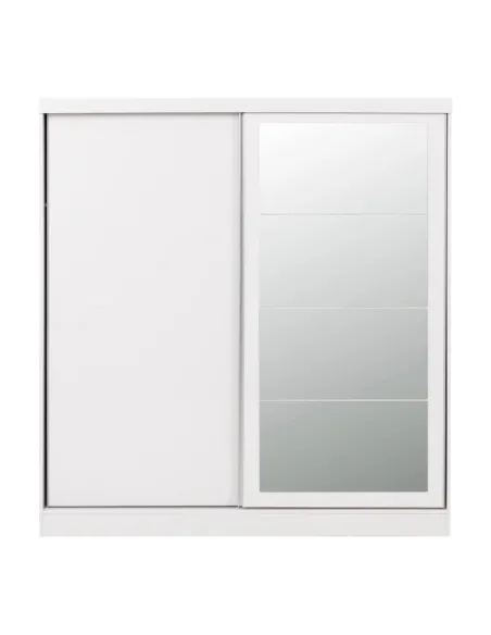 Nevada 2 Door Slider Wardrobe - White Gloss