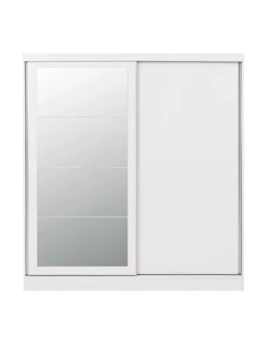 Nevada 2 Door Slider Wardrobe - White Gloss