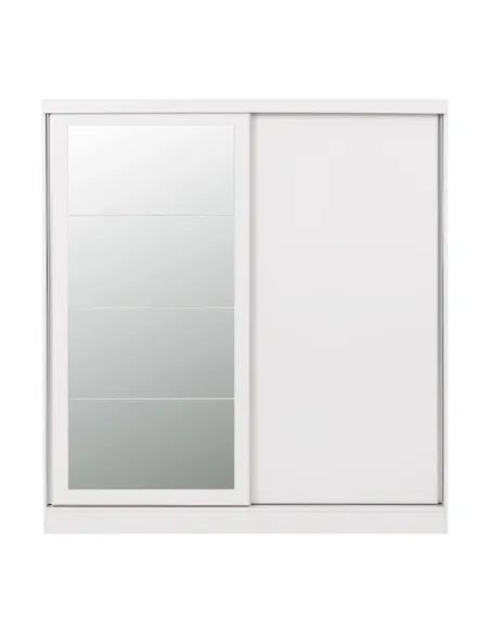 Nevada 2 Door Slider Wardrobe - White Gloss