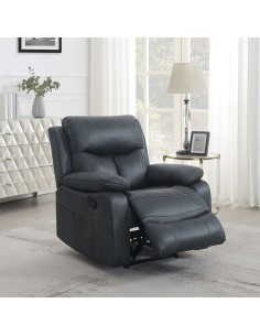 San Antonio Recliner Armchair - Steel Blue