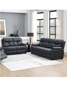 San Antonio 3 Seater Static Sofa - Steel blue 2