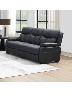San Antonio 3 Seater Static Sofa - Steel blue