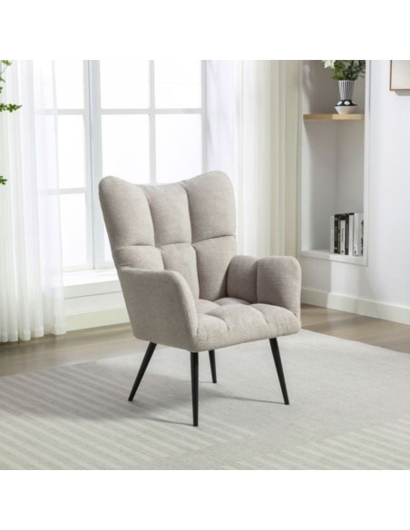 Holly Accent Chair - Light Grey