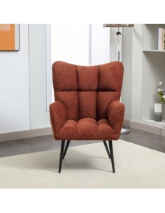 Holly Accent Chair - Rust 2